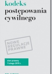 Okładka książki Kodeks postępowania cywilnego Lech Krzyżanowski (historyk)
