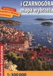 Okładka książki Chorwacja i Czarnogóra. Mapa wybrzeża. Mapa samochodowo-turystyczna. 1:300 000. Express Map praca zbiorowa