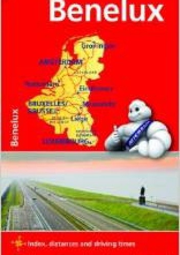 Okładka książki Benelux. Mapa samochodowa. 1:400 000 Michelin 