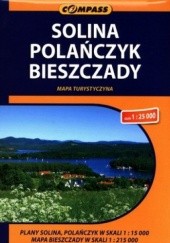 Okładka książki Solina Polańczyk Bieszczady. Mapa turystyczna. 1 : 25 000. Compass