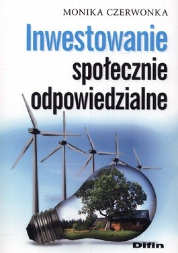 Okładka książki Inwestowanie społecznie odpowiedzialne Monika Czerwonka