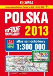 Okładka książki Polska. Atlas samochodowy. 1:300 000 KOMPAS 