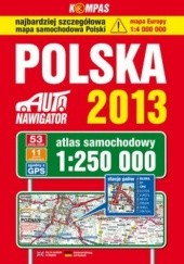Okładka książki Polska. Atlas samochodowy. 1:250 000 KOMPAS 
