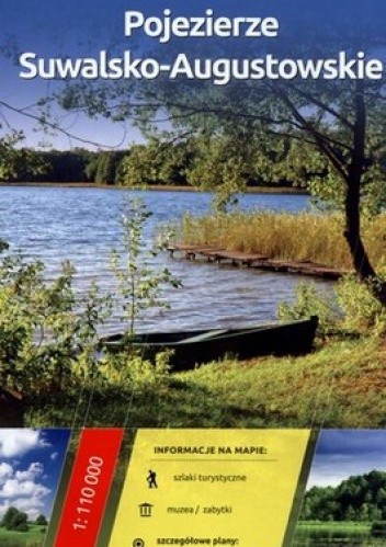 Okładka książki Pojezierze Suwalsko-Augustowskie. Mapa turystyczna. 1: 110 000 Daunpol 
