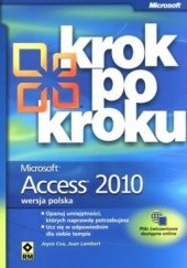 Okładka książki Microsoft Access 2010. Krok po kroku Joyce Cox, Joan Lambert