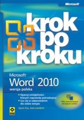 Okładka książki Microsoft Word 2010. Krok po kroku Joyce Cox, Joan Lambert