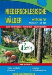 Okładka książki Niederschlesische Walder. Mapa turystyczna. 1:75 000 Plan 