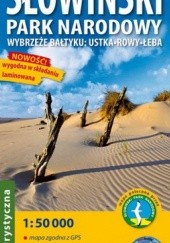 Okładka książki Słowiński Park Narodowy. Wybrzeże Bałtyku: Ustka, Rowy, Łeba. Mapa turystyczna. 1:50 000 ExpressMap 