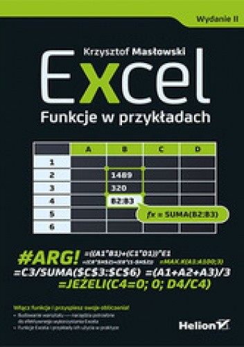 Okładka książki Excel. Funkcje w przykładach. Wydanie II Krzysztof Masłowski