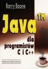 Okładka książki Java dla programistów C i C++ Boone Barry