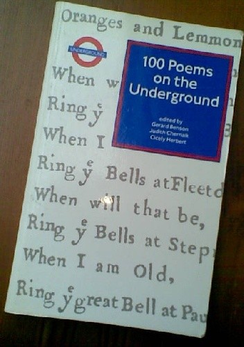 Okładka książki 100 Poems on the Underground praca zbiorowa