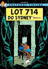 Okładka książki lot 714 do Sydney Hergé