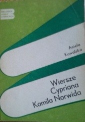 Okładka książki Wiersze Cypriana Kamila Norwida Aniela Kowalska