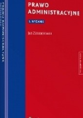 Okładka książki Prawo administracyjne Jan Zimmermann