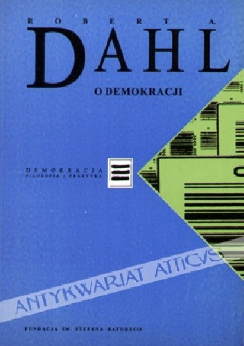 Okładka książki O demokracji Robert A. Dahl