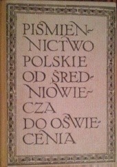 Okładka książki Piśmiennictwo polskie od średniowiecza do oświecenia Kazimierz Krajewski