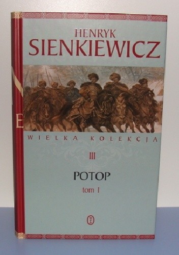 Okładki książek z serii Wielka kolekcja dzieł Henryka Sienkiewicza