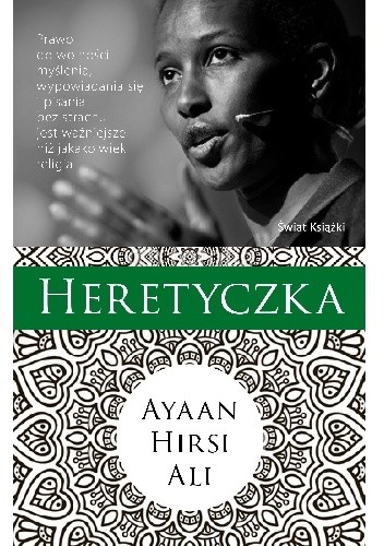 Okładka książki Heretyczka Ayaan Hirsi Ali