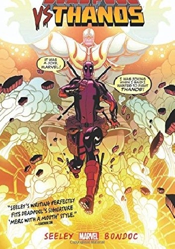 Okładka książki Deadpool vs. Thanos Tim Seeley