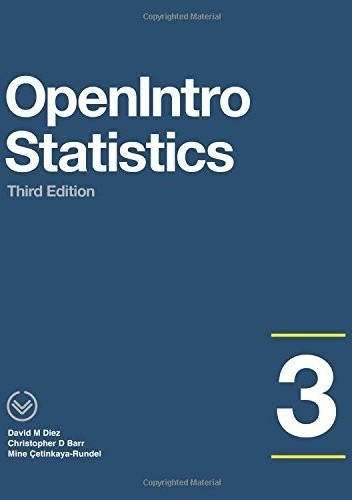 Okładka książki OpenIntro Statistics Christopher D. Barr, Mine Çetinkaya-Rundel, David M. Diez