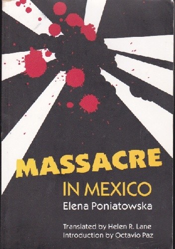 Okładka książki Massacre in Mexico Elena Poniatowska