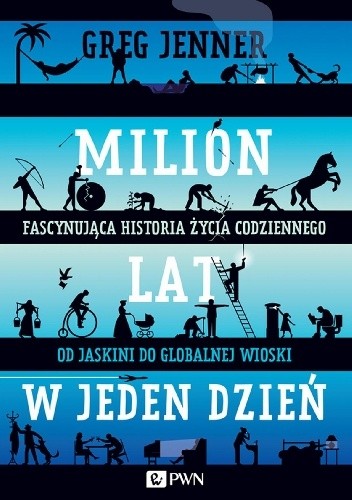 Okładka książki Milion lat w jeden dzień. Fascynująca historia życia codziennego od jaskini do globalnej wioski Greg Jenner