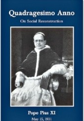 Okładka książki Quadragesimo anno Pius XI