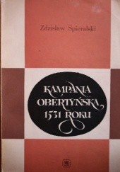 Okładka książki Kampania obertyńska 1531 roku Zdzisław Spieralski
