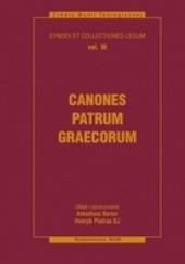 Okładka książki Canones Patrum Graecorum
