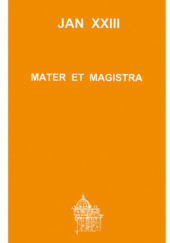Okładka książki Mater et magistra Jan XXIII
