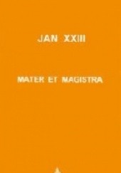 Okładka książki Mater et magistra