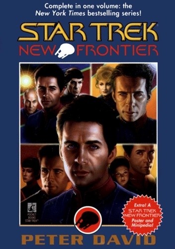 Okładki książek z cyklu Star Trek: New Frontier