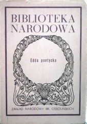Okładka książki Edda poetycka autor nieznany