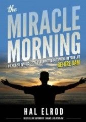 Okładka książki The Miracle Morning Hal Elrod