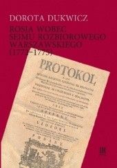 Okładka książki Rosja wobec sejmu rozbiorowego warszawskiego (1772–1775)