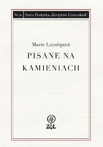 Okładka książki Pisane na kamieniach Marie Lundquist