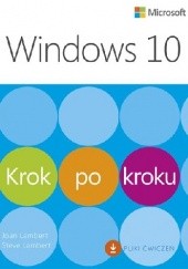 Okładka książki Windows 10 Krok po kroku praca zbiorowa