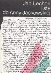 Okładka książki Listy do Anny Jackowskiej Jan Lechoń
