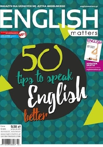 Okładka książki English Matters, 57/2016 (marzec/kwiecień) Redakcja magazynu English Matters