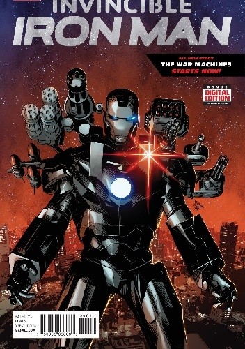 Okładka książki Invincible Iron Man. Vol 2 #6 Brian Michael Bendis, Mike Deodato Jr.