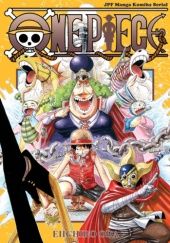 Okładka książki One Piece tom 38 - Rocket Man Eiichiro Oda