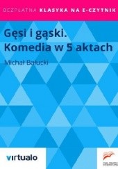 Okładka książki Gęsi i gąski Michał Bałucki