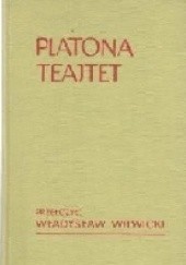 Okładka książki Teajtet Platon