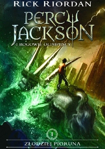 Okładki książek z cyklu Percy Jackson i bogowie olimpijscy