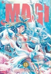 Okładka książki Magi 13 Shinobu Ohtaka