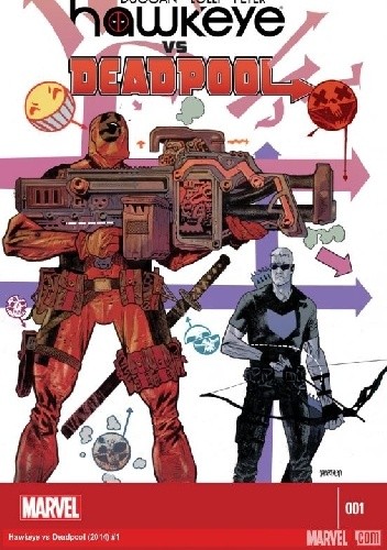 Okładka książki Hawkeye vs. Deadpool #1 Gerry Duggan, Matteo Lolli