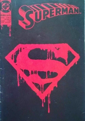 Okładka książki Superman 8/1995 Brett Breeding, Dan Jurgens