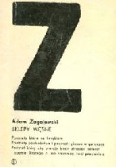 Okładka książki Sklepy mięsne Adam Zagajewski
