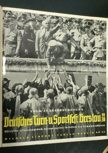 Okładka książki Volk in Leibesübungen : Deutsches Turn- und Sportfest Breslau 1938 Artur Keser