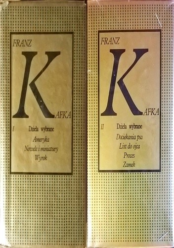 Okładka książki Dzieła wybrane t. I-II Franz Kafka